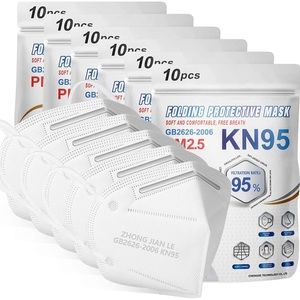 KN95 Face Mask 60Pcs, 5 Layer Design Cup  Masks